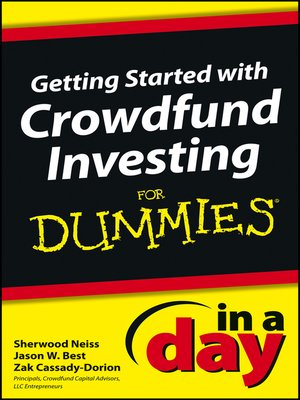cover image of Getting Started with Crowdfund Investing In a Day For Dummies